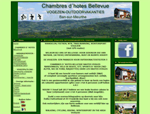 Tablet Screenshot of chambresdhotes-bellevue-vosges.com